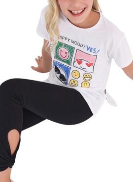 Set Mayoral Leggings Nu Noire pour Fille