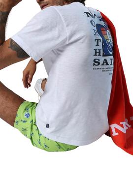 T-Shirt North Sails Tomorrow Blanc pour Homme