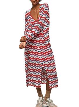 Veste Pepe Jeans Frida Rouge pour Femme