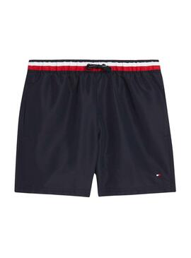 Slip de bain Tommy Hilfiger Signature Bleu Marine pour Garçon