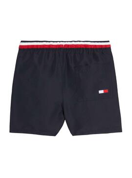 Slip de bain Tommy Hilfiger Signature Bleu Marine pour Garçon