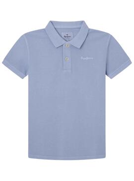 Polo Pepe Jeans Oli Bleu pour Garçon