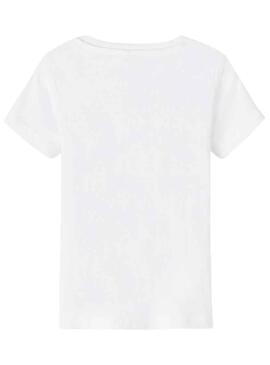 T-Shirt Name It Diana Blanc pour Fille