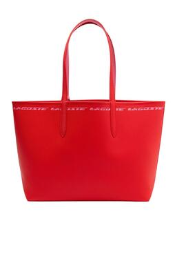 Sac à main Lacoste Anna Réversible Rouge et Rosa