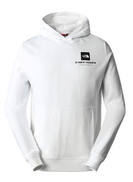Sweat The North Face Coordinates Blanc Homme