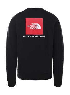 Sweat The North Face Rouge Box Noire pour Homme