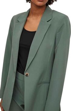 Blazer Vila Lowny Vert pour Femme