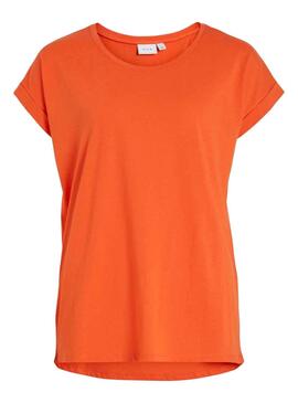 T-Shirt Vila Dreamers Orange pour Femme