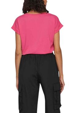 T-Shirt Vila Dreamers Rosa pour Femme