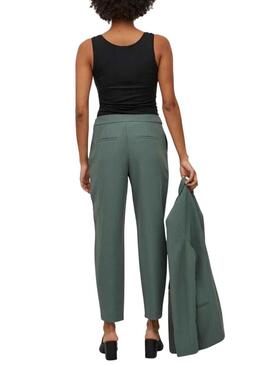 Pantalon Vila Carrie Vert pour Femme