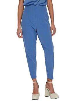 Pantalon Vila Gula Bleu pour Femme