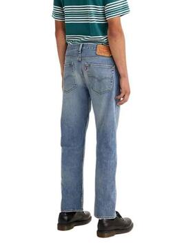 Jeans Levis 501 Crop Bleu pour Homme