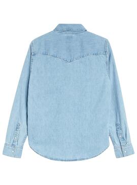 Chemise Levis Western Bleu pour Femme