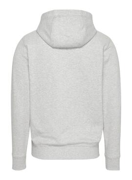 Sweat Tommy Jeans Reg Entry Blanc pour Homme