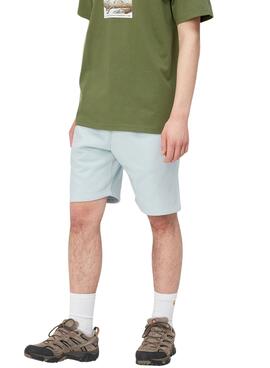 Bermuda Carhartt Chase Sweat Short Bleu Homme