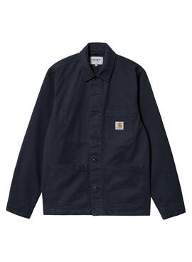 Veste Carhartt Wesley Bleu Marine pour Homme
