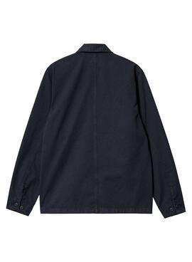 Veste Carhartt Wesley Bleu Marine pour Homme