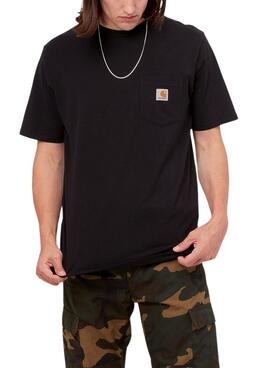 T-Shirt Carhartt Pocket Noire pour Homme