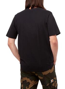 T-Shirt Carhartt Pocket Noire pour Homme
