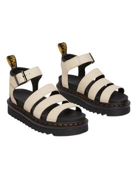 Sandales Dr Martens Blaire Beige pour Femme