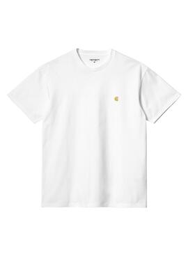 T-Shirt Carhartt Chase Blanc pour Homme