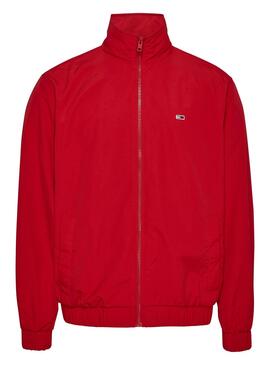 Veste Tommy Jeans Essential Rouge pour Homme