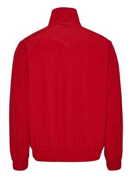 Veste Tommy Jeans Essential Rouge pour Homme