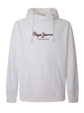 Sweat Pepe Jeans Edward Blanc pour Homme