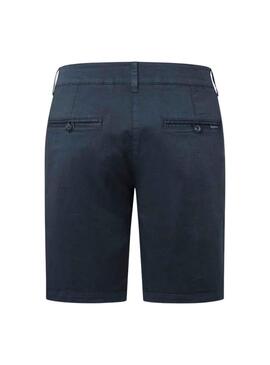Bermuda Pepe Jeans McQueen Bleu Marine pour Homme