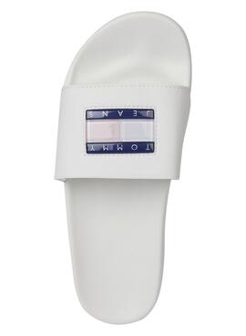 Flip flops Tommy Jeans Flag Print Blanc pour Femme