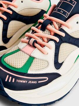 Baskets Tommy Jeans Fashion Runner Multicolor