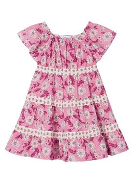Robe Mayoral Printed Combinaison Rose pour Fille