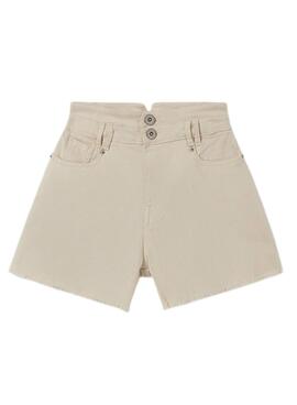 Short Mayoral Sarga Beige pour Fille