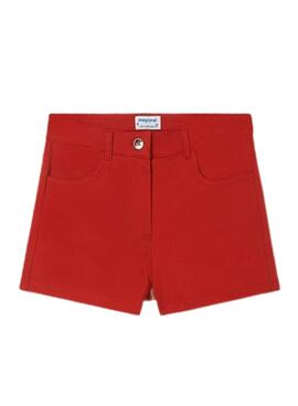 Short Mayoral Felpa 5B Rouge pour Fille