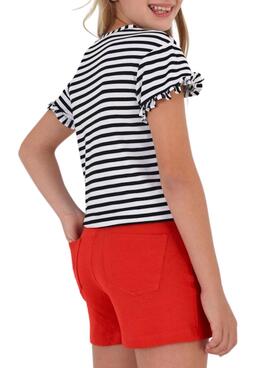 Short Mayoral Felpa 5B Rouge pour Fille