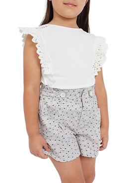 Short Mayoral Printed Almendra pour Fille
