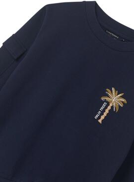 Sweat Mayoral Poche Bleu Marine pour Garçon