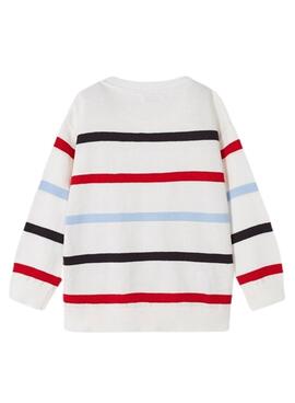 Pull Mayoral Rayures Blanc pour Garçon