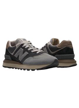 Baskets New Balance 574 Héritage Gris Homme