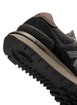 Baskets New Balance 574 Héritage Gris Homme