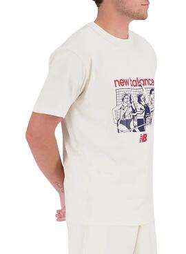 T-Shirt New Balance Atletics remasterisé Blanc