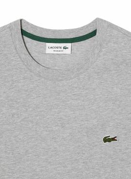 T-Shirt Lacoste Couleur Block Gris pour Homme