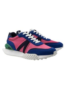 Baskets Lacoste L-Spin Deluxe Rose pour Femme