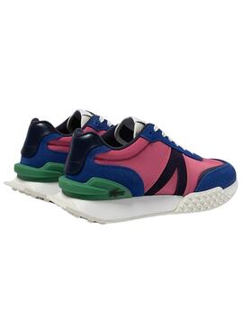 Baskets Lacoste L-Spin Deluxe Rose pour Femme