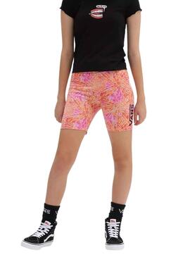 Shorts Vans Camouflage Print Orange pour Fille