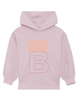 Sweat Ecoalf Alnus Rose pour Fille