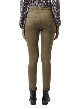 Pantalon Naf Naf Skinny Vert pour Femme
