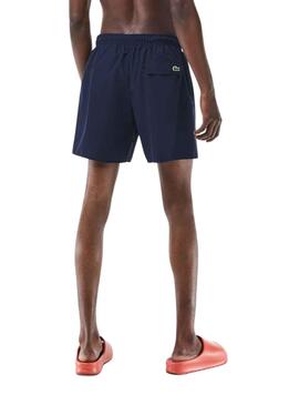 Slip de bain Lacoste MH5633 Bleu Marine pour Homme