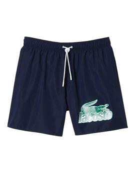 Slip de bain Lacoste MH5633 Bleu Marine pour Homme