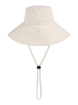 Sombrero Tommy Jeans Canvas Beige Femme